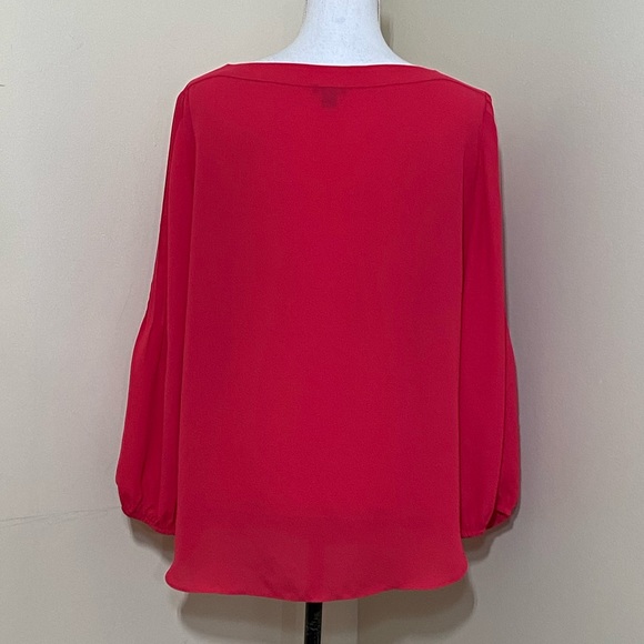 ANN TAYLOR || Woman’s Long Sleeve Blouse size Large - Picture 3 of 7